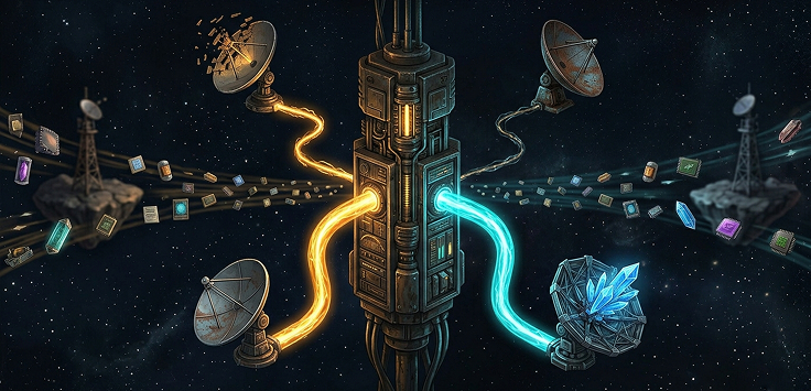 Observatory station illustration